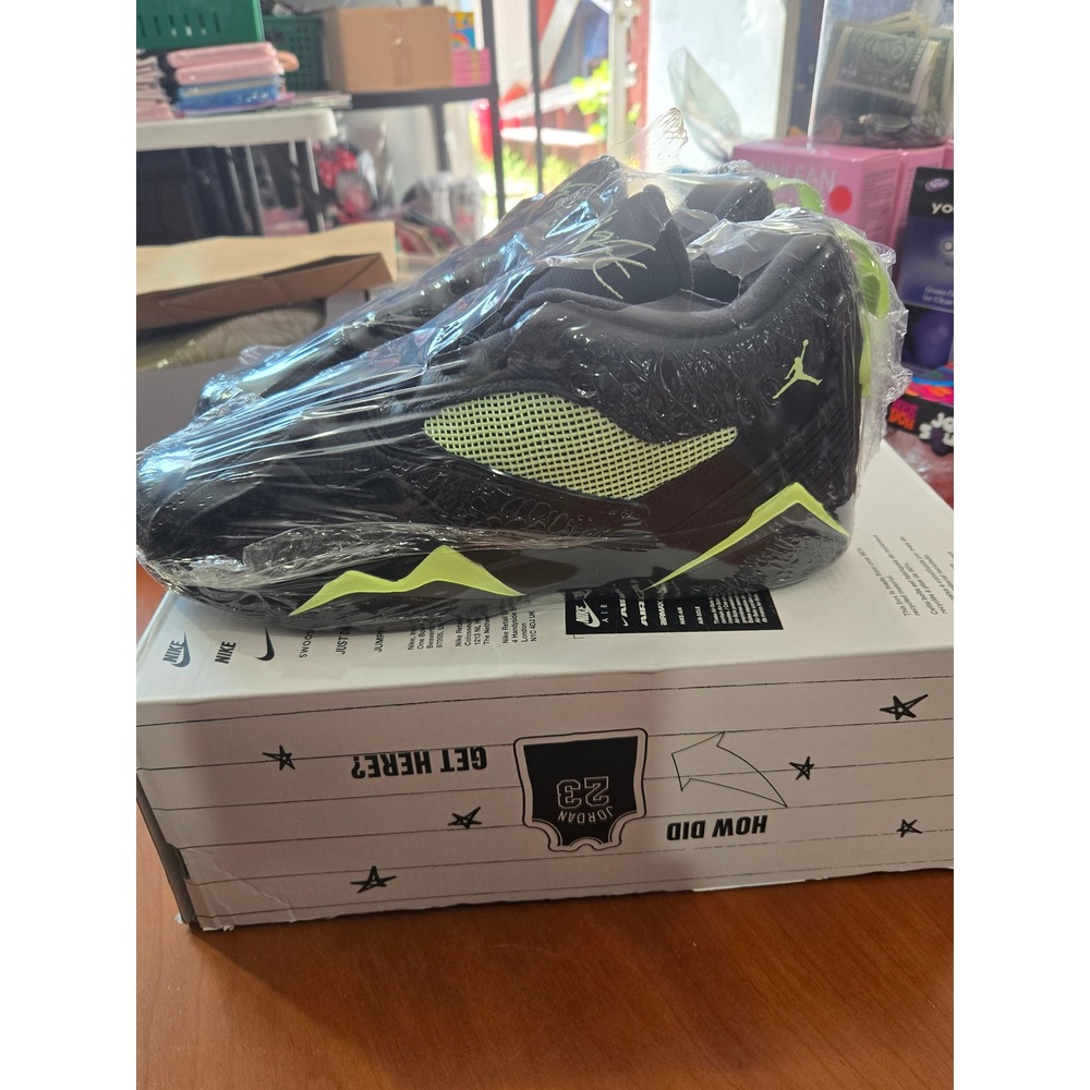 Jordan MVP 92 SS GS Black Barely Volt Iron Grey IM4418-007 Size 7Y